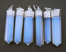 Opalite Pencil Pendants