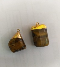 Gemstone Tiger Eye Stone Pendant, Technique : Hand Made