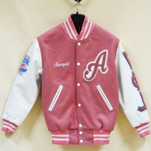 Pink White Letterman Jacket