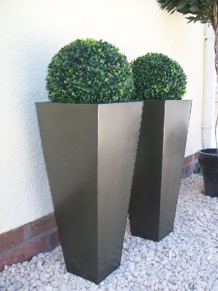 Non Polished Fiber Frp Planters, for Decoration, Outdoor Use Indoor Use, Feature : Attractive Pattern