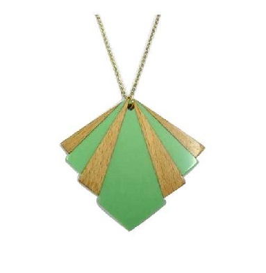 Aryaveen exports Wood pendant necklace
