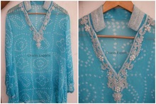 Nylon Georgette blouse jacket Tye Dye, Feature : Eco-Friendly