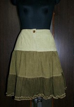 Corduroy Skirt, Technics : Embroidered
