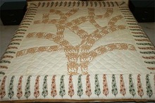 hand woodblock quilt