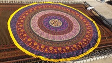 Channi Printed 100% Cotton Mandala Beach Throw Tapestery, Style : Plain