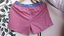 Mens pure cotton boxer shorts, Technics : Printed