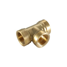 Brass pipe fitting tee casting