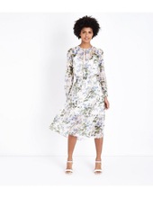 Chiffon shirred waist midi dress, Feature : Breathable, Eco-Friendly, Washable