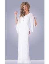 Fantasy Flutter Sleeved Wedding Dress, Supply Type : OEM Service