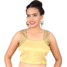 100% Polyester Sleeveless non padded blouse, Feature : Breathable, Eco-Friendly