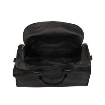 Black Leather Duffel Bags