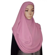bubble chiffon hijab scarf