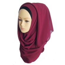 Viscose Hijab Pins Stole, Color : More Than 600 Colours