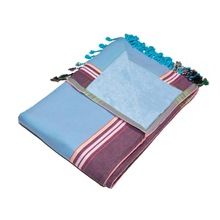Rectangle Kenyan Kikoy Towel, for Beach, Gift, Home, Hotel, Style : Stripe