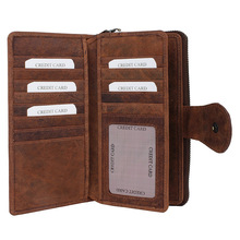 Long Solid Women Wallets, for Promotion, cards, cash, Color : Black, brown, tan, customised