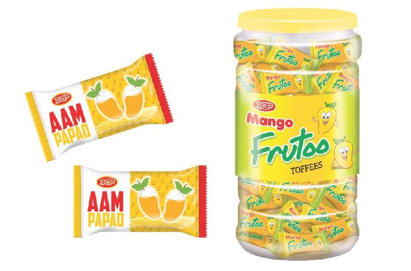Kay Pee Mango Frutoo Toffee, Taste : Sweet Salty