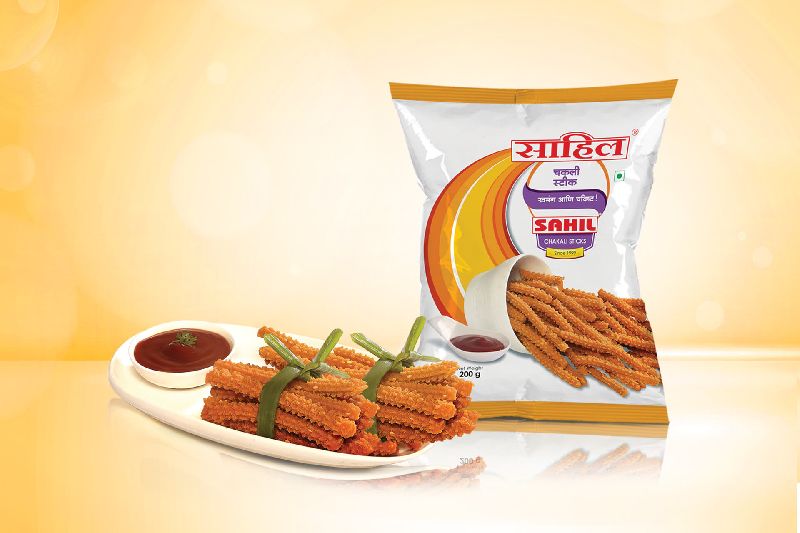 Sahil Spicy Chakali Sticks, Features : Crispy, Tasty, Crunchy
