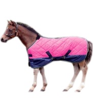 Hot Pink Quilted Horse Rug, Size : Customize Size