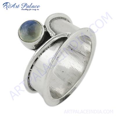 925 Sterling Sliver Rainbow Moonstone Ring, Occasion : Anniversary, Engagement, Gift, Party, Wedding