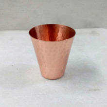 Hammered Copper Shot Glass, for Bars Clubs, Certification : FDA