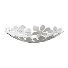 Stainless Steel Leaf Cut Fruit Bowl