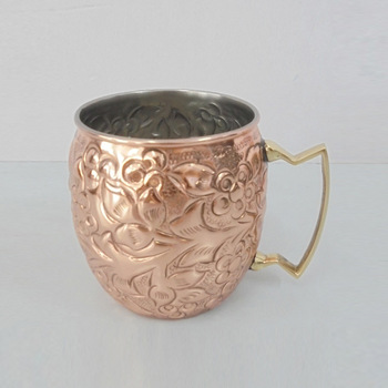 PARAMOUNT Metal Decorative Copper Mugs, Feature : Eco-Friendly