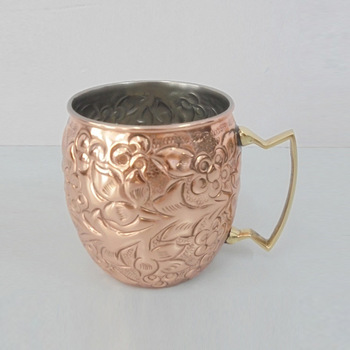 Decorative Copper Mugs