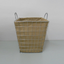 Jute and Iron Basket