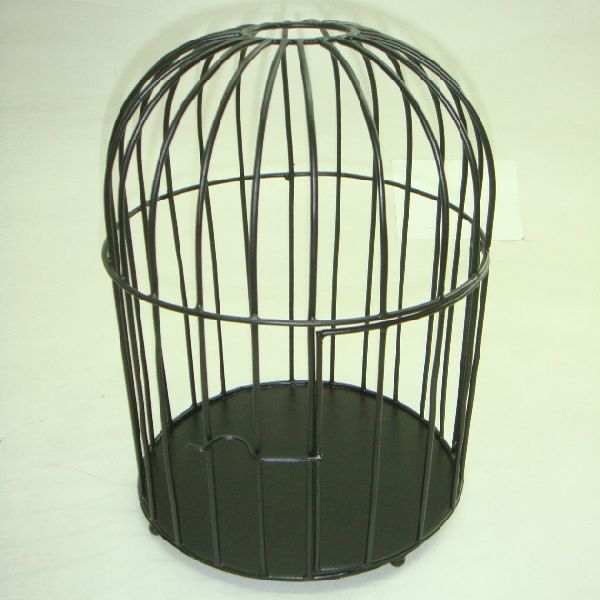 Matt Black Iron Metal Bird Cage
