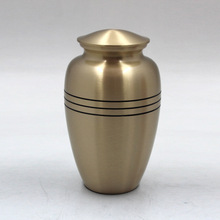 Matt Polish Brass Customized Cremation Urns, for Adult