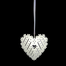 Metal Christmas Hanging Heart