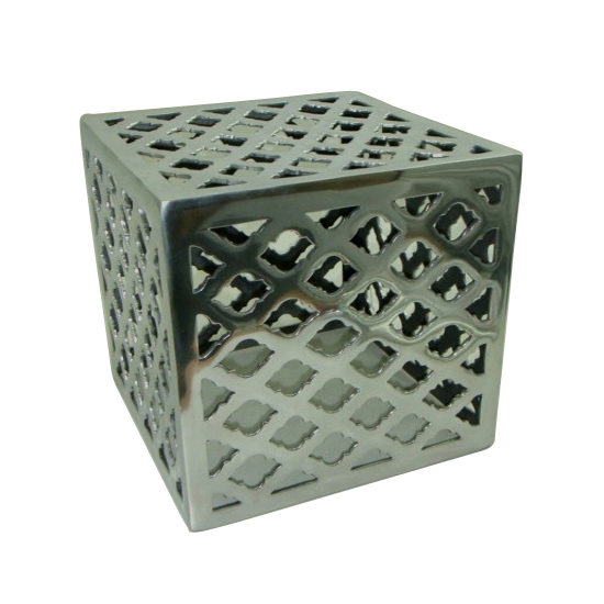 Square Aluminium Metal Stool