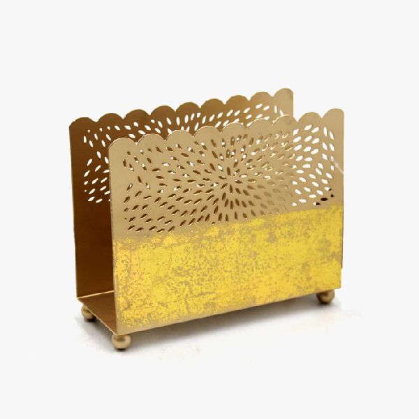 Stylish Decorative Gold Plating Napkin Holder