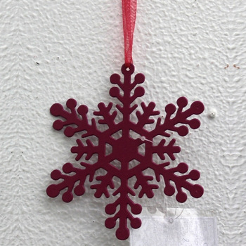 Tree Decoration Hanging Snow Flake Ornament, Size : 8.50 0.10 10 cm