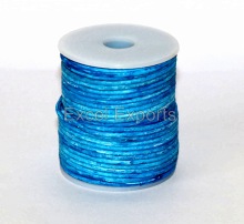 Real Leather Cords, Color : Azure