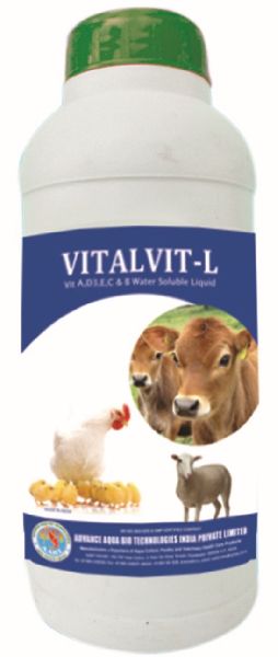 VITALVIT-L, Vit A,D3,E,C& B Water Soluble Liquid