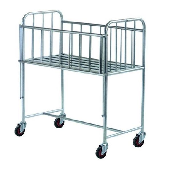Hospital stainless steel Baby Cot