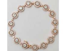 Valentine Jewellery diamond cut gold bracelet, Occasion : Anniversary, Engagement, Gift, Party, Wedding