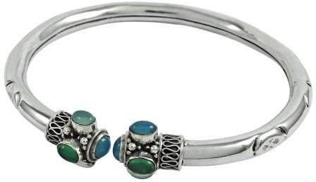 Lovely Green Onyx Gemstone Sterling Silver Jewellery