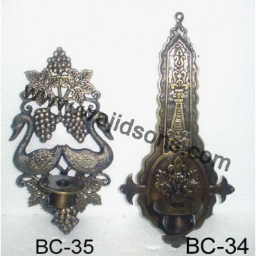 Metal Wall Sconce Item Code:BC-34, Length : L:25.50 cm