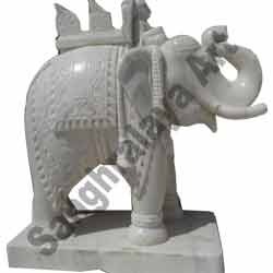 Saluting Elephant Statue