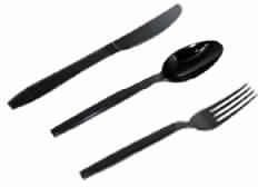 Black Heavy Duty Cutlery