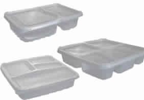 Clear  Compartment Containers
