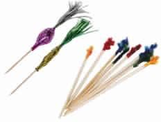 Wooden Palm Tree Picks | Wooden Frill Picks