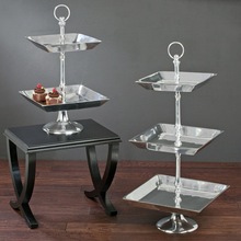 S/R Metal Aluminum Tray Stands