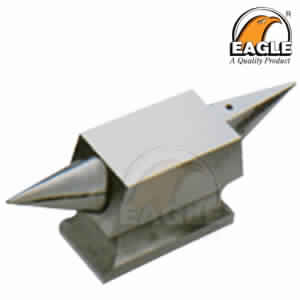 Double Horn Anvil with Rectangle Base