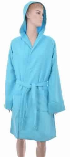 Benetton Honeycomb Blue Bath Robe