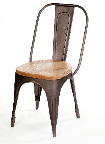 Industrial metal Iron dining chair