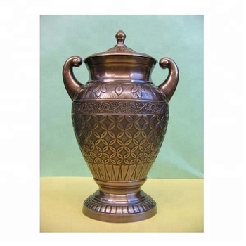 Brass antique cremation urn