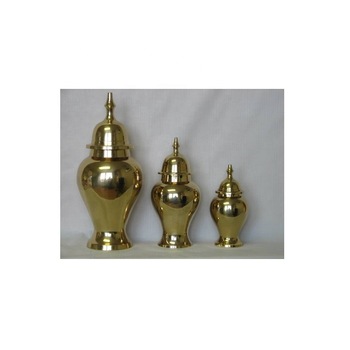 Brass Metal Cremation Urn, Style : American Style